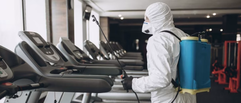 Sanitation of gym equipment