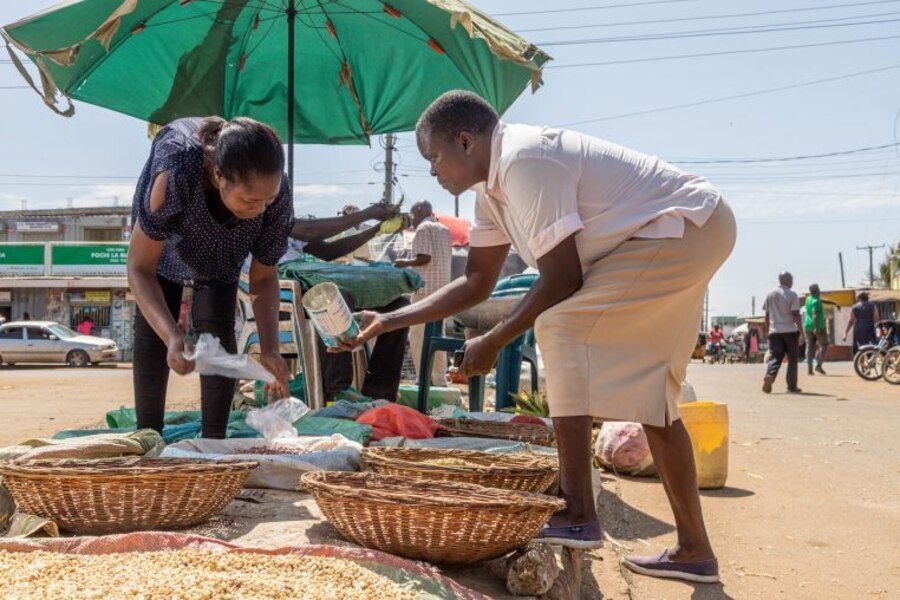 Enock has found a niche market among local hotels and restaurants, with their evening visits highlighting the quality and reliability of the cereals supplied.