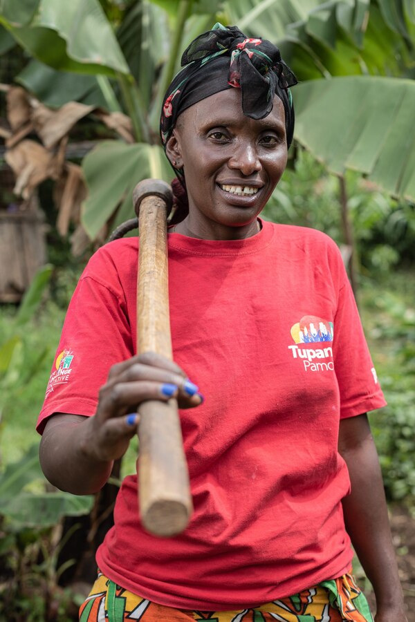 Regina Nyambura “I take satisfaction in knowing that I am consuming nutritious foods, considering I have personally cultivated them. This brings a sense of happiness and fulfillment”.