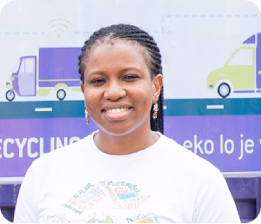 Bilikiss Adebiyi-Abiola, founder of Wecyclers