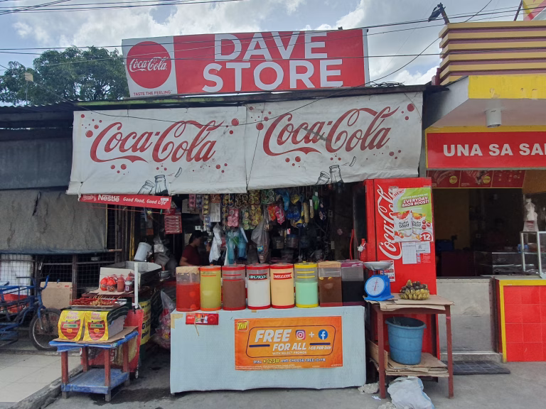 Exterior of Dave store